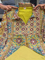 New Arrivals Pure Natural Crape Ajrakh Print Cord Set